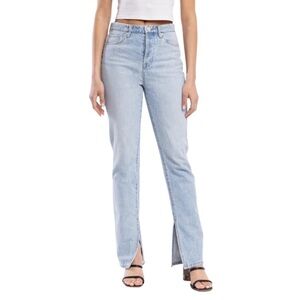 BlankNYC‎ Lexington/Cooper Slit Hem Straight Leg Jeans